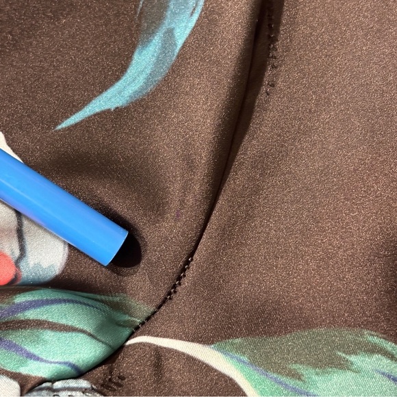 Show Me Your Mumu Candice Crop Top Floral Ruffle Print Woman’s Sz L - Picture 11 of 14